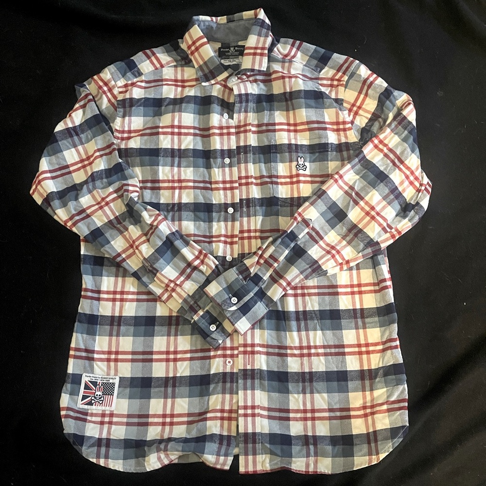 Psycho Bunny Men’s L flannel